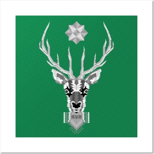 Silver Deer Posters and Art